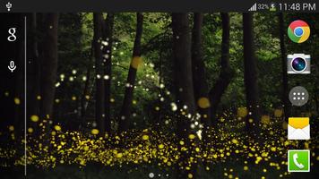 Forest Firefly live wallpaper syot layar 3