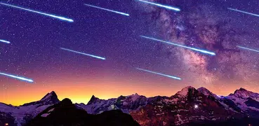 Meteors Sky Live Wallpaper HD