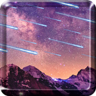 Meteors Sky Live Wallpaper HD icône