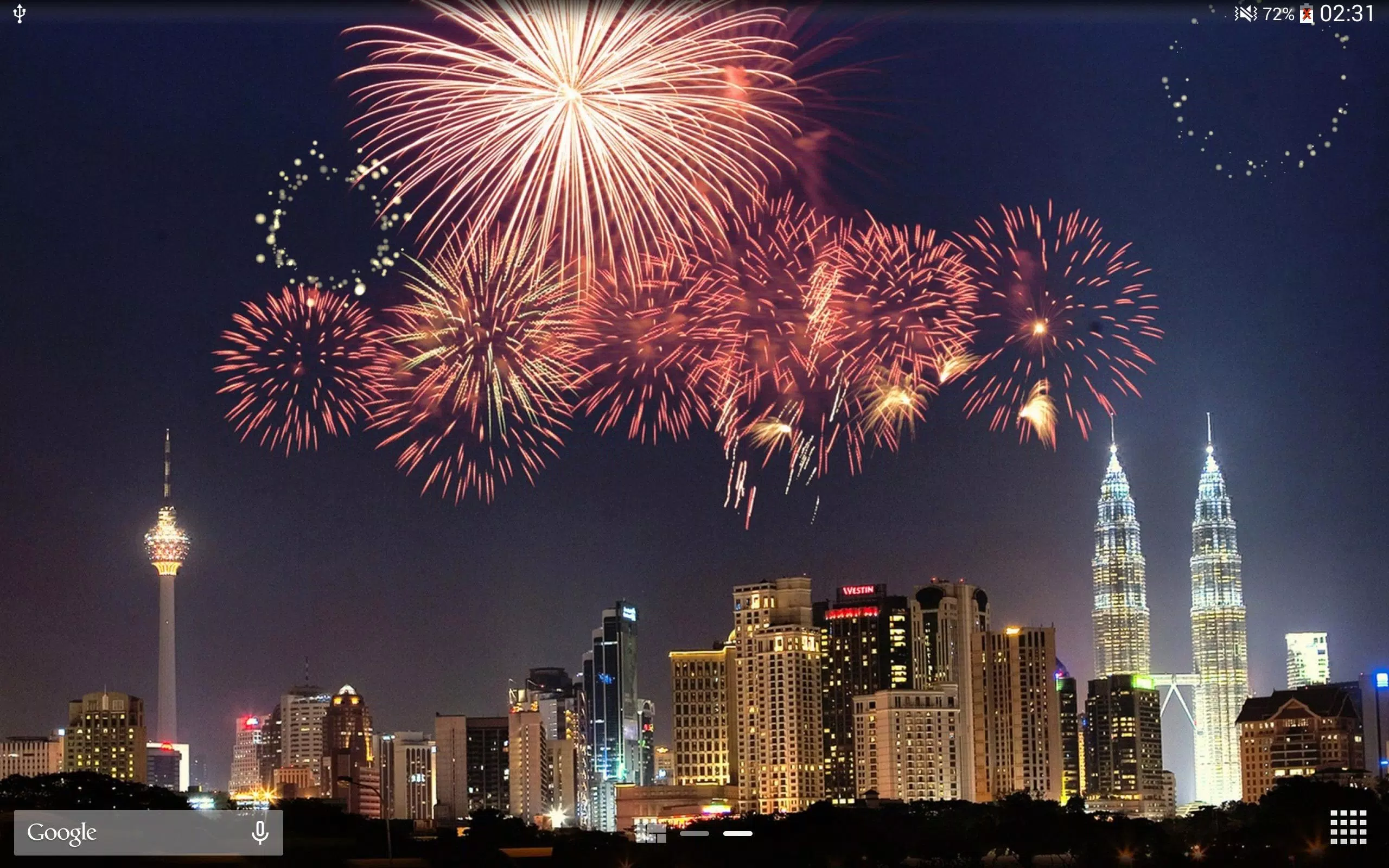Tải xuống APK Fireworks Live Wallpaper PRO cho Android