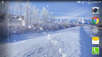 冬季雪景動態桌布 海報