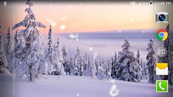 Winter Snow Live Wallpaper 스크린샷 2