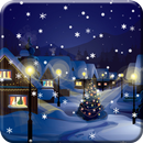 浪漫冬季城市雪夜景动态壁纸 APK