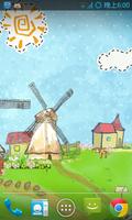 Cartoon Windmühle Tapete Screenshot 1