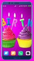 Happy Birthday HD Wallpaper اسکرین شاٹ 1