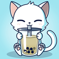 Bubble Tea Kitty wallpaper