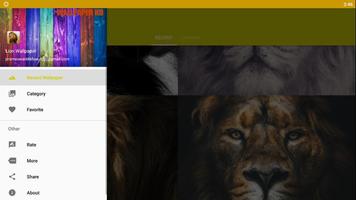 Fond d'écran Lion HD capture d'écran 3