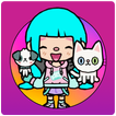 Lady Pink Toca Boca Wallpaper