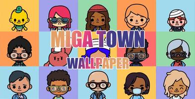 Miga Town Apartment Wallpaper 포스터