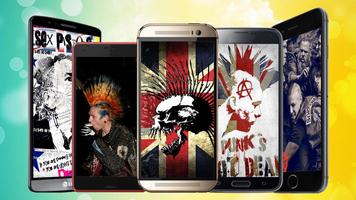 Punk Wallpaper Affiche