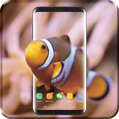 3D Clownfish Live Wallpaper