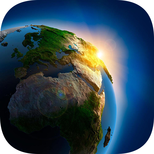 3D Rotating Earth Wallpaper