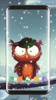 Winter Snow Owl Live Wallpaper ảnh chụp màn hình 1