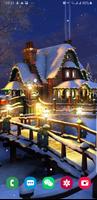 Christmas Winter Snow Night ảnh chụp màn hình 1