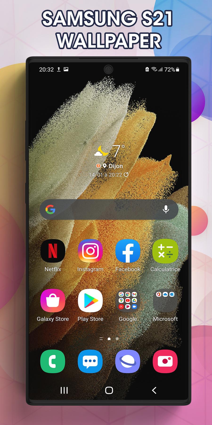 Android İndirme için Samsung s21 wallpaper & Galaxy APK