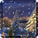 Snow tree Night Live Wallpaper APK