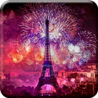 Fireworks Tower Live Wallpaper icône