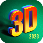 3D Live Wallpaper - 4K&HD আইকন