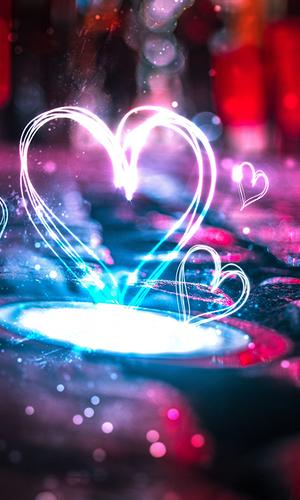 Neon Heart HD Wallpaper APK for Android Download