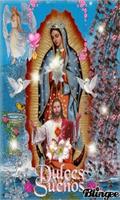 Virgen De Guadalupe Dulce Sueños Fondo Animado Affiche