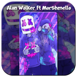 Wallpaper Alan Walker Marshmello Zeichen