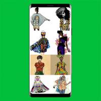 1 Schermata Schizzo di moda africana