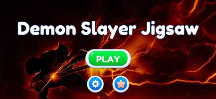 Demon slayer puzzle Jigsaw पोस्टर