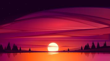 Artistic Sunset Wallpapers capture d'écran 1