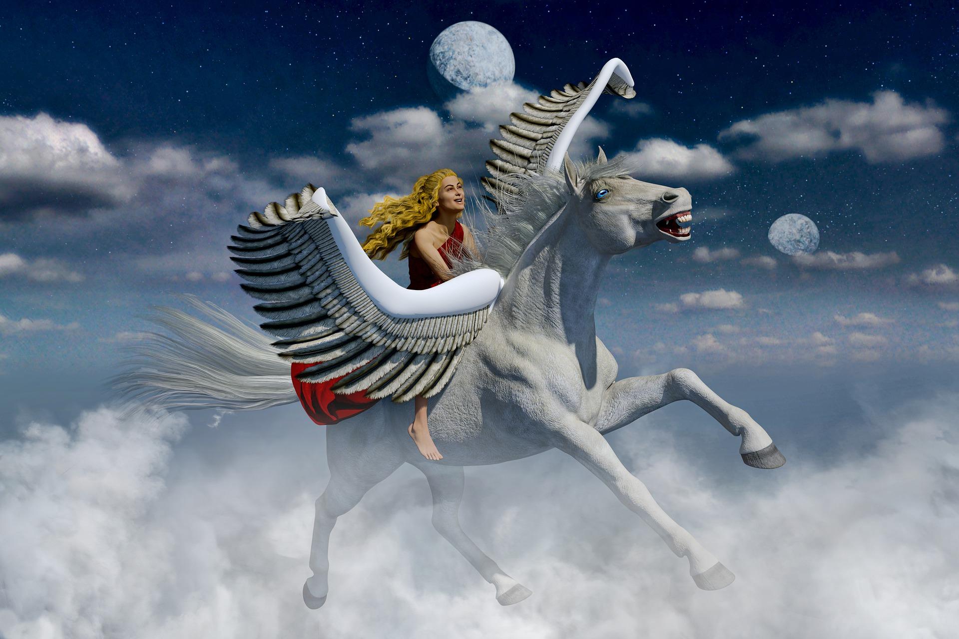 Лучшие песни крылатого. Пегас древнегреческая мифология. Пегас древняя Греция. Лошадь с крыльями. Летающий конь.