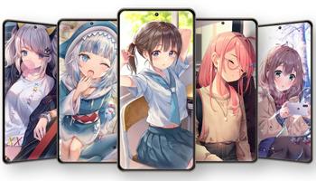 Anime Girl Wallpaper 스크린샷 1