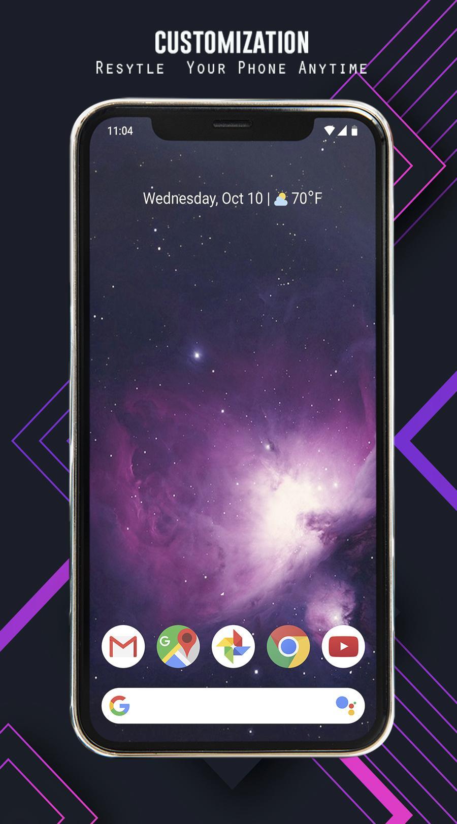 Скачать Galaxy Wallpaper live HD APK для Android