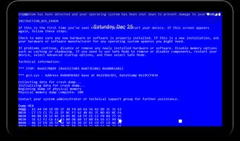 Blue Screen Live Wallpaper capture d'écran 2