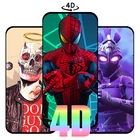 4D wallpaper live HD wallpaper アイコン