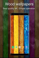 Wood wallpapers 4k โปสเตอร์