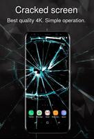 Cracked screen poster