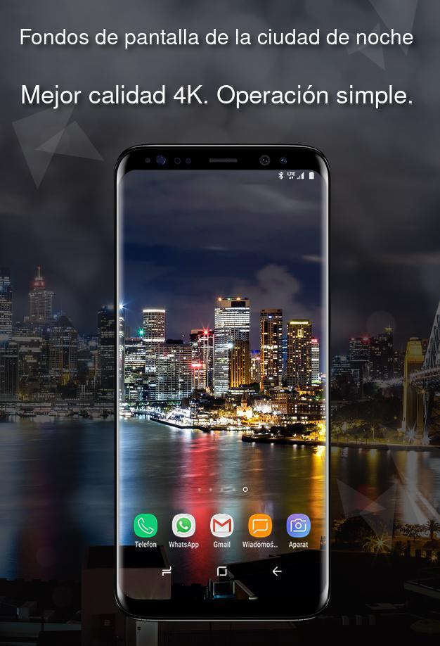 Descarga de APK de Fondos de pantalla de la ciudad de noche 4K para Android Descarga de APK de Fondos de pantalla de la ciudad de noche 4K para Android