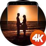 Fonds d'écran romantique 4k icône