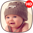 Cute Baby Wallpaper 4k - HD Background-icoon
