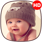 Cute Baby Wallpaper 4k - HD Background icône