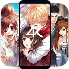Anime Couple wallpaper 4K ikona