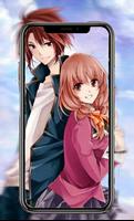 Anime Couple wallpaper 4K Affiche