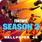Wallpapers for Fortnite skins, fight pass season 9 ikona