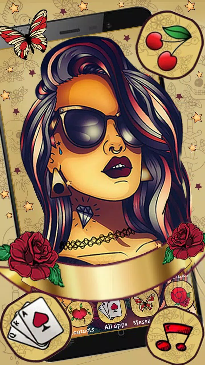 Tải xuống APK Tattoo Girl Art launcher 2019 themes wallpaper cho Android