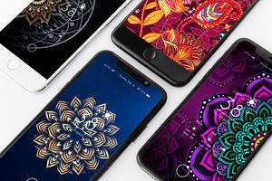 Mandala Color Wallpaper poster