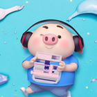 Cute pig wallpaper-icoon