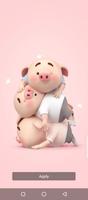 Cute pig wallpaper ภาพหน้าจอ 1