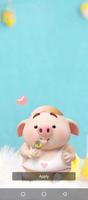 Cute pig wallpaper اسکرین شاٹ 2