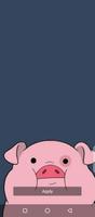 Cute pig wallpaper Ekran Görüntüsü 3