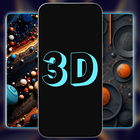 Papéis de parede 3D HD ícone