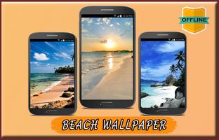 Beach Wallpaper 4K पोस्टर